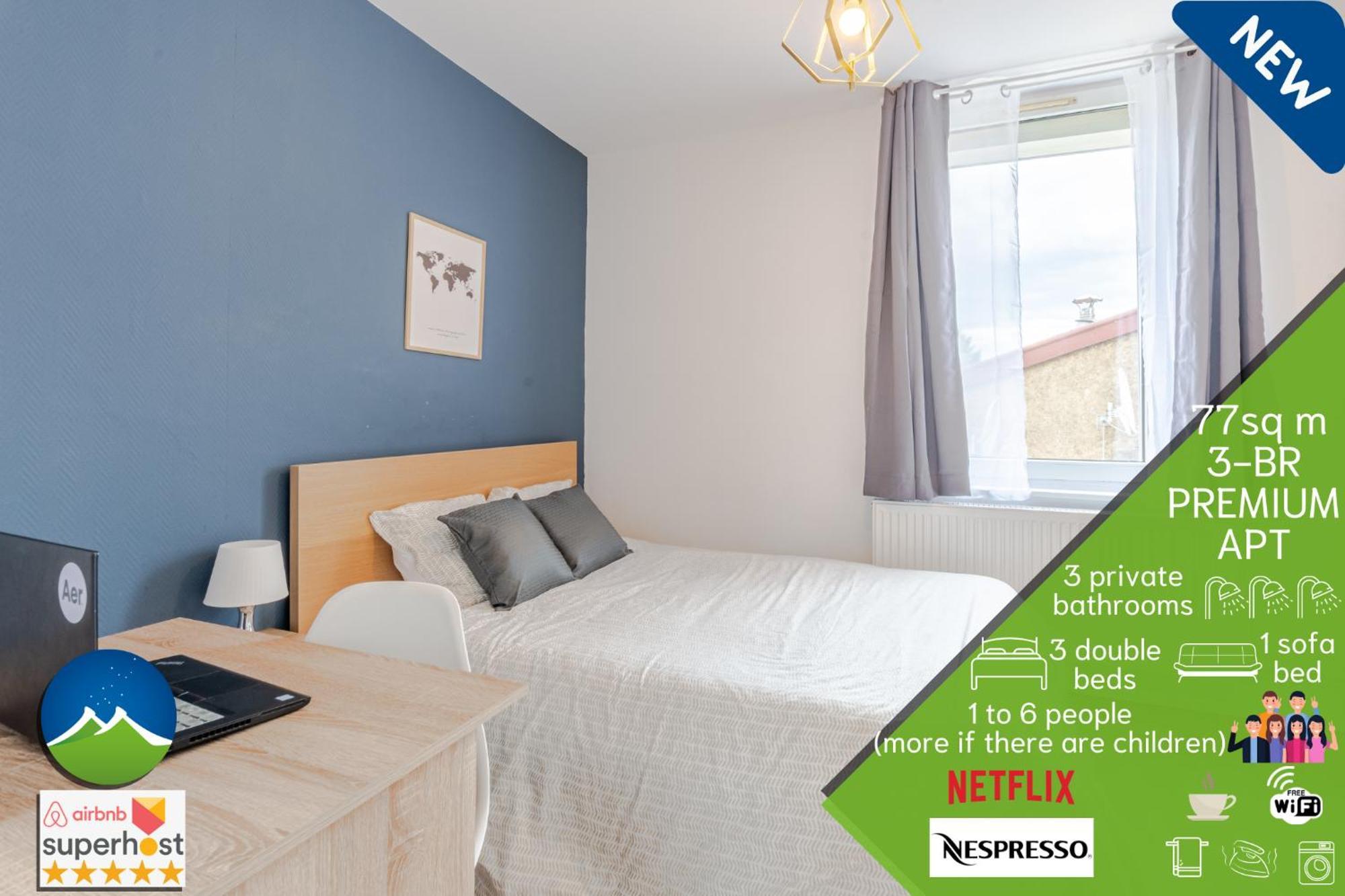 3 Appts - 3 A 7 Lits - Parfait 6 A 10 Pers - Max 26 Pers - 1 Immeuble - Convivialite, Rentabilite ------ English - 3 Apts - 3 To 7 Beds - Ideal For 6 To 10 Guests - Up To 26 - Same Building - Friendly, Flexible Hettange-Grande Exteriör bild