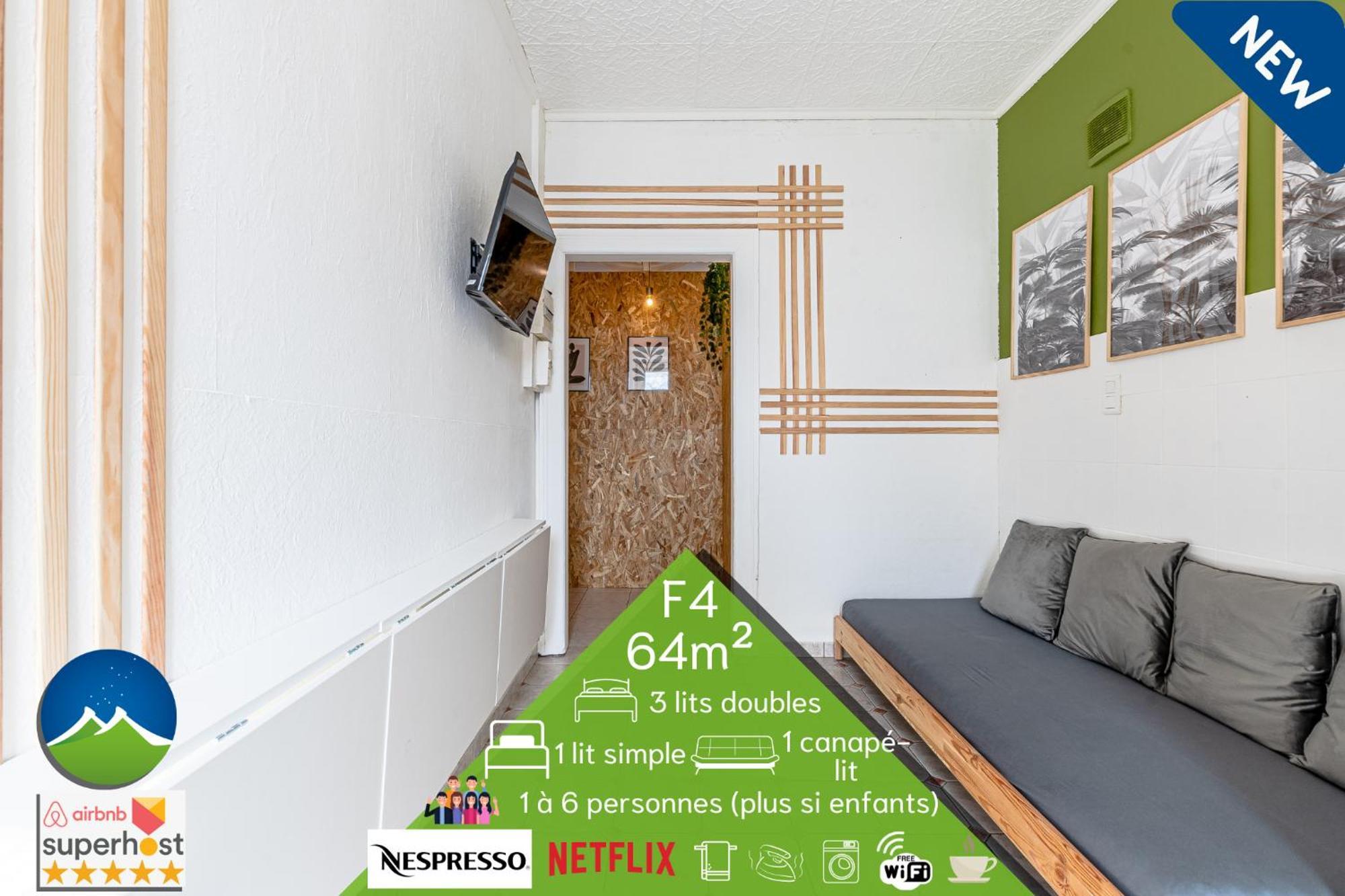 3 Appts - 3 A 7 Lits - Parfait 6 A 10 Pers - Max 26 Pers - 1 Immeuble - Convivialite, Rentabilite ------ English - 3 Apts - 3 To 7 Beds - Ideal For 6 To 10 Guests - Up To 26 - Same Building - Friendly, Flexible Hettange-Grande Exteriör bild